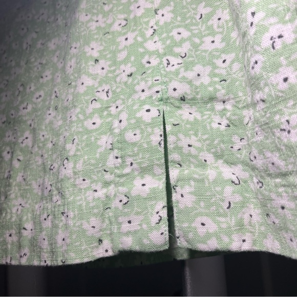 MANGO - Floral - Green & White - Skirt - Women’s S - Picture 7 of 9